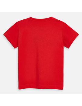 Camiseta de manga corta roja niño