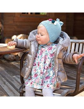 Vestido manga larga de bebe niña MAYORAL teropelo estampado