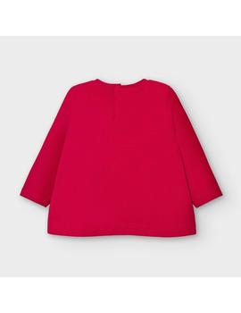 Camiseta Mayoral Paraguas Roja Bebe Niña