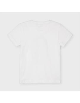 Camiseta Mayoral M/c Lenticular Blanco Para Niño