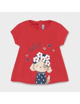 Camiseta Mayoral  M/c Amapola Para Bebé Niña