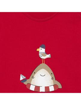 Conj. Mayoral  Baño Y Camiseta Rojo Para Bebé Niño