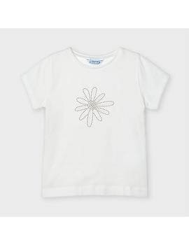  Camiseta Mayoral  M/c Basica Crudo Para Bebé Niña