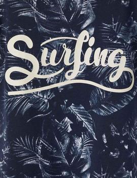 Camiseta Name it Surfing Marino Para Niño