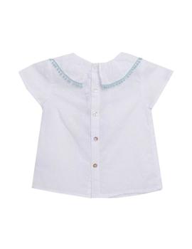 Camisa Newness Blanca Volantes Para Bebé