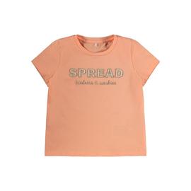 Camiseta Name it Fami Naranja Para Niña