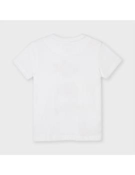 Camiseta Mayoral Peces Blanca Para Niño