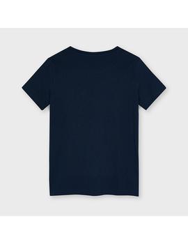 Camiseta Mayoral  M/c Bolsillo Mar Para Niño