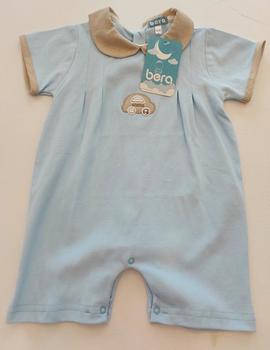Pijama Bebe Coche Azul Para Bebe