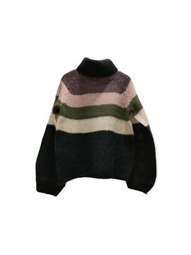 NAME IT Nkfrebeca LS Knit Camp Suéter para Niñas 