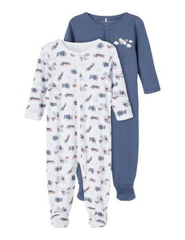 Set Pijamas Name it Aviones Azul Para Bebé