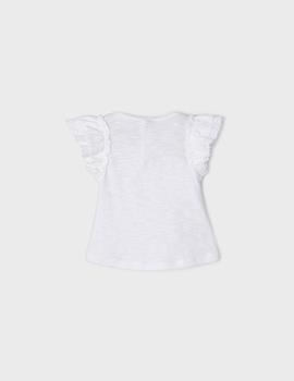 Camiseta Mayoral Básica Blanca Para Bebé Niña