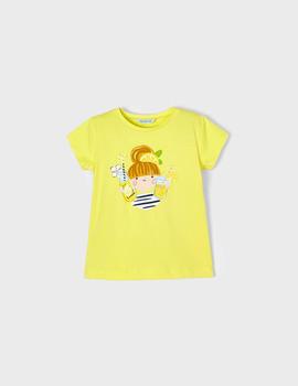 NAME IT Camiseta Vixi Amarillo para Niña 