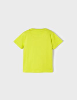Camiseta Mayoral Patinete Amarilla Para Niño