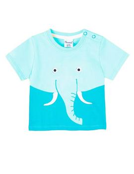 Camiseta Newness Cara Elefante Para Bebé