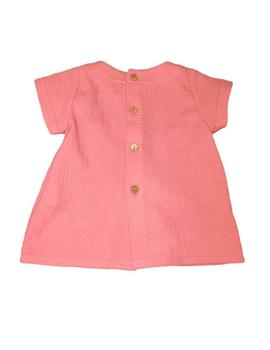 Camisa Popys Rosa Para Bebé