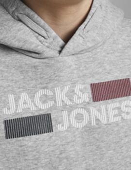 Sudadera Jack &Jones Gris Para Niño