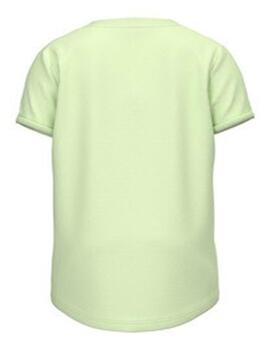 Camiseta Name it Perrita Verde Para Niña