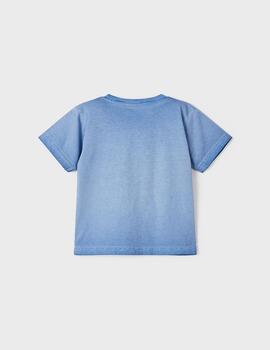 Camiseta Mayoral Rino Azul Para Niño