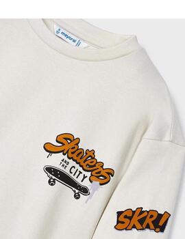Camiseta Mayoral Skaters Glaciar Para Niño