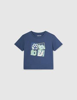 Camiseta Mayoral M/C Indigo Para Bebè