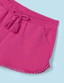 Short Mayoral Básico Fucsia Para Niña