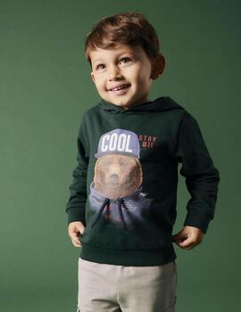 Sudadera Name it Laberar Verde Para Niño