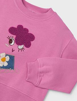 Sudadera Mayoral Rosa Para Niña