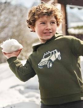 Sudadera Mayoral  Coche Verde Para Niño