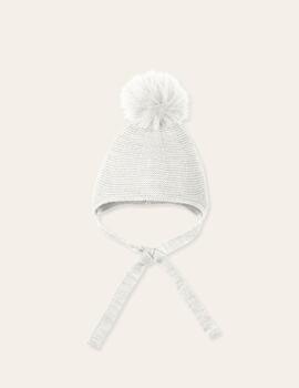 Gorro Mac-Ilusíon Pompóm Crudo Para Bebé