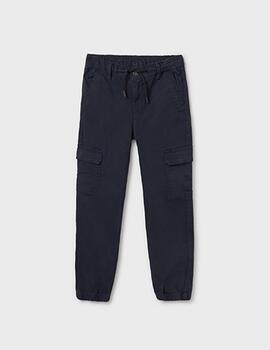 Pantalon Mayoral Cargo Broken Marino Para Niño