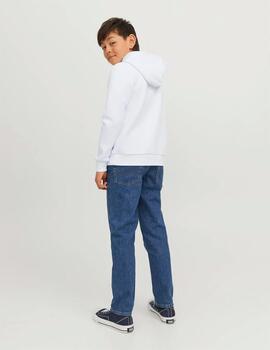 Sudadera Jack Básica Blanca Para Niño