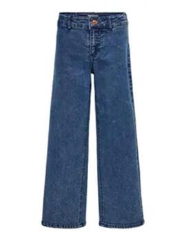 Pantalon Only Denim Oscuro Wde Leg Para Niña