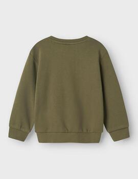 Sudadera Name It Lichen Green Para Niño