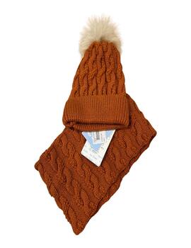 Conjunto Gorro 1 POMPON artificial + Buff