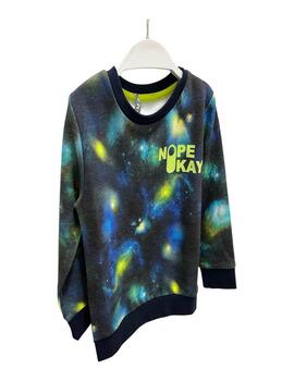 Sudadera EMC Nope Kay Azul Para Niño