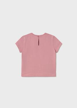 Camiseta Mayoral Mariposa Rosa Bebé