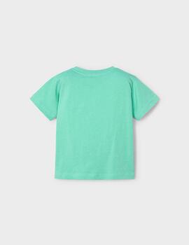 Camiseta Mayoral Riñonera Verde Para Niño