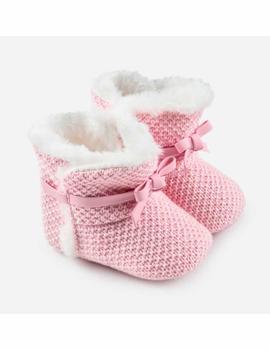 Botitas Tricot Para Bebé Niña Rosa Mayoral